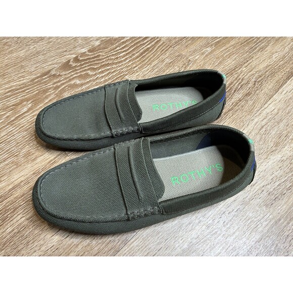 Rothy\'s The Driving Loafer Fairway Green Men\'s Size 9 main image 8